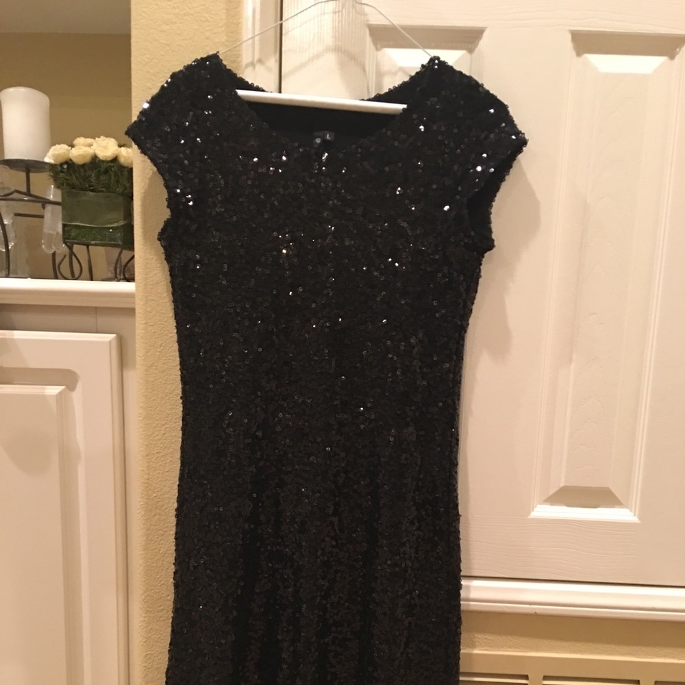 Little black sequins dress size L